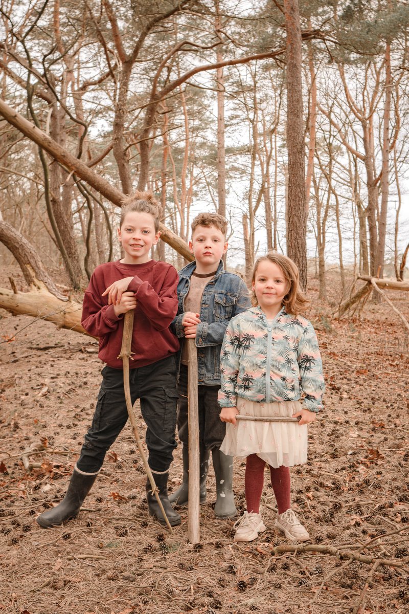 Gezin samen, warm onderling contact